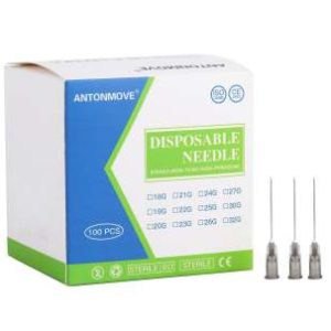 22G 38MM Sterile Needles 100pcs Sterile Needle Injection Needle Individually Wrapped