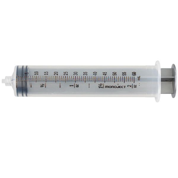 Monoject 60 mL Luer Lock Syringes 30 Per Box